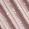 Zasłona welwetowa zdobiona nieregularnym srebrnym nadrukiem -  - różowy 5