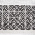 Ręcznik z żakardową bordiurą i geometrycznym wzorem - 70 x 140 cm - biały 2