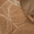 Bieżnik welwetowy BLINK 16 z welwetu z dużym wzorem liści - 35 x 140 cm - brązowy 8