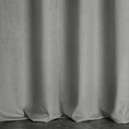 Zasłona ELIZA z miękkiego welwetu z drobnym wytłaczanym wzorkiem - 140 x 250 cm - srebrny 3