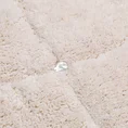 Miękki bawełniany dywanik CHIC zdobiony geometrycznym wzorem z kryształkami - 50 x 70 cm - kremowy 4