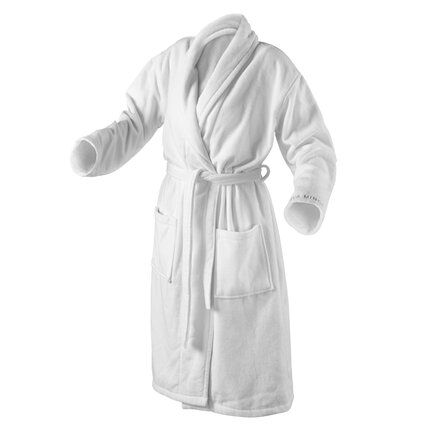 Szlafrok z kolekcji EVA MINGE 143 x 115 cm biały