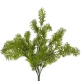 KRZEW OZDOBNY CYPRYSIK gałązka, kwiat sztuczny dekoracyjny - dł. 33 cm dł. liście 19 cm dł. gałązki poj. 7 cm - zielony 1