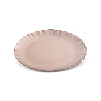TERRA COLLECTION Patera AVINION ze szkła dekoracyjnego TERRA COLLECTION Patera AVINION ze szkła dekoracyjnego - ∅ 27 x 2 cm