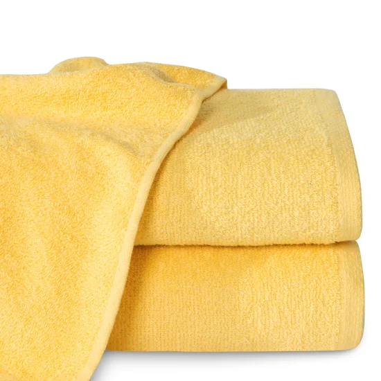 EUROFIRANY CLASSIC Ręcznik GŁADKI jednokolorowy klasyczny - 70 x 140 cm - żółty