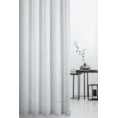 Tkanina firanowa z etaminy z delikatnym wzorem - 280 cm - biały 7