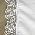 REINA LINE Bieżnik ABELLA zdobiony delikatną koronką - 80 x 80 cm - biały 2