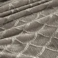 DESIGN 91 Miękki i puszysty koc dekorowany wzorem rybich łusek - 200 x 220 cm - ciemnobeżowy 6