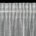 Firana KIM z drobnej siatki z efektem bukli - 140 x 300 cm - szary 12