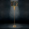 LIMITED COLLECTION Lampa stojąca LILI 1 na metalowej podstawie z welwetowym abażurem GŁĘBIA ZIELENI - ∅ 43 x 157 cm - zielony 1