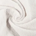 Ręcznik ALTEA z bordiurą z melanżowym pasem w stylu eko - 50 x 90 cm - kremowy 5