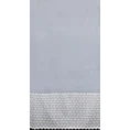 Tkanina firanowa zwiewana i delikatna matowa mikrosiateczka zdobiona beżowym haftem ze srebrną nicią - 280 cm - biały 8