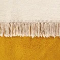Koc DUO dwukolorowy bawełniano-akrylowy  z frędzlami, dwustronny - 150 x 200 cm - beżowy 3