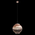Lampa LUCY w stylu industrialnym z metalu - ∅ 30 x 12 cm - miedziany 5
