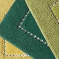Miękki bawełniany dywanik CHIC zdobiony kryształkami - 75 x 150 cm - musztardowy 5