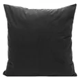 Poszewka MILO welwetowa z drobnym strukturalnym wzorem o gramaturze 200 g/m2 - 45 x 45 cm - czarny 1