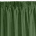 Zasłona jednokolorowa RITA z gładkiej tkaniny - 140 x 270 cm - zielony 5