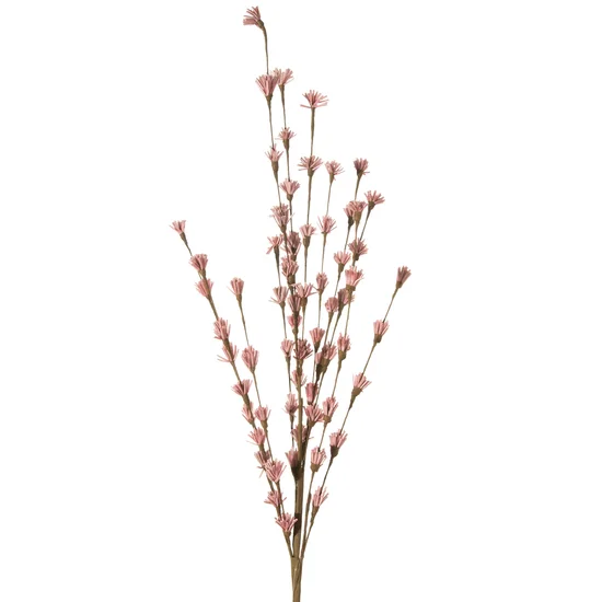 GAŁĄZKA Z DROBNYMI KWIATKAMI, kwiat sztuczny dekoracyjny z pianki foamiran - 80 cm - różowy