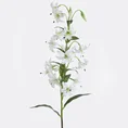 LILIA MARTAGON sztuczny kwiat dekoracyjny z płatkami z jedwabistej tkaniny - 83 cm - biały 1