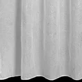 Zasłona LORI ze srebrnym nadrukiem liści - 140 x 250 cm - biały 3