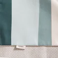 Komplet ekskluzywnej pościeli ESPRIT 04 z makosatyny bawełnianej z nadrukiem w kolorowe pasy, dwustronna - 220 x 200 cm - beżowy 7