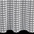 Tkanina firanowa o strukturze ażurowej koronki - 290 cm - biały 3