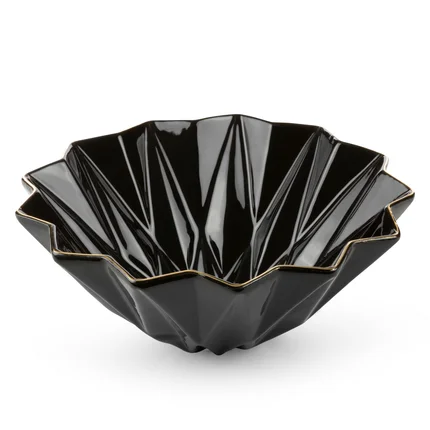 Misa ceramiczna ALANI z geometrycznymi wytłoczeniami Misa ceramiczna ALANI z geometrycznymi wytłoczeniami - 28 x 28 x 11 cm