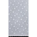 Tkanina firanowa żakardowa o gęstym splocie zdobiona motywem kwiatów i gałązek - 180 cm - biały 8
