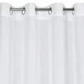 Firana MARGO z błyszczącej tkaniny o gęstym splocie - 140 x 250 cm - biały 6