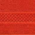 Dywanik łazienkowy CALEB z bawełny frotte, dobrze chłonący wodę - 50 x 70 cm - pomarańczowy 4