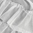 Firana gotowa CHARLOTTE 1 z etaminy z pięcioma falbanami - 300 x 250 cm - biały 10