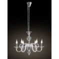 Lampa dekoracyjna MOLLY z sześcioma szklanymi ramionami - ∅ 68 x 48 cm - transparentny 8