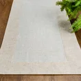 Bieżnik NATU z ozdobną kryzą z tkaniny z dodatkiem lnu - 40 x 140 cm - naturalny 4