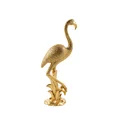 Flaming figurka dekoracyjna złota - 16 x 10 x 36 cm - złoty 3