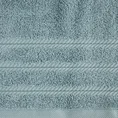 Ręcznik VITO z bawełny podkreślony żakardowymi paskami - 50 x 90 cm - miętowy 2