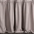 Zasłona LENA z falbaną z tkaniny o płóciennym splocie - 140 x 270 cm - pudrowy róż 3