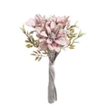 MARGARETKA bukiet mały, kwiat sztuczny dekoracyjny - dł. 35 cm śr. kwiat 8 cm - pudrowy róż 1