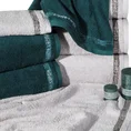 PIERRE CARDIN Ręcznik TOM w kolorze turkusowym, z żakardową bordiurą - 70 x 140 cm - turkusowy 4