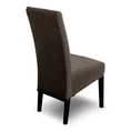 DESIGN 91 Pokrowiec na krzesło wodoodporny o strukturze kratki - 35 x 30 x 55 cm - brązowy 2