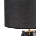 Lampa ceramiczna dekoracyjna MELANI zdobiona marmurkowym wzorem - ∅ 30 x 54 cm - czarny 3