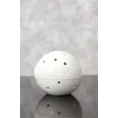 Ceramiczna kula dekoracyjna GLORY ze świecznikiem - ∅ 10 x 10 cm - biały 1