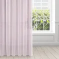 Dekoracja okienna ELPIDIA z gładkiej matowej etaminy - 140 x 270 cm - różowy 1