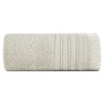 Ręcznik bawełniany MIRENA w stylu boho z frędzlami - 70 x 140 cm - beżowy 3