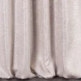 Zasłona KATIE zaciemniająca typu blackout z nakrapianym srebrnym nadrukiem, styl glamour - 135 x 270 cm - różowy 3
