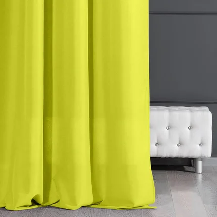 DESIGN 91 Zasłona ADORE z jednobarwnej gładkiej tkaniny DESIGN 91 Zasłona ADORE z jednobarwnej gładkiej tkaniny - 140 x 250 cm