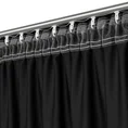 Zasłona DORA z gładkiej i miękkiej w dotyku tkaniny o welurowej strukturze - 160 x 260 cm - czarny 8