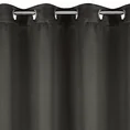 Zasłona zaciemniająca BLACKOUT gładka, półmatowa - 135 x 250 cm - grafitowy 5