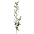 OSTRÓŻKA POJEDYNCZA sztuczny kwiat dekoracyjny z płatkami z jedwabistej tkaniny - 80 cm - kremowy 1