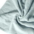 Ręcznik klasyczny z bordiurą podkreśloną delikatnymi paskami - 70 x 140 cm - miętowy 5