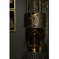 LIMITED COLLECTION Lampa stołowa VICTORIA 1 z podstawą łączącą szkło i metal oraz welwetowy abażur SIŁA ZŁOTA - ∅ 40 x 69 cm - czarny 4